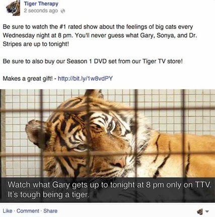 New York Times An example of a social post that was considered too "spammy" by users.