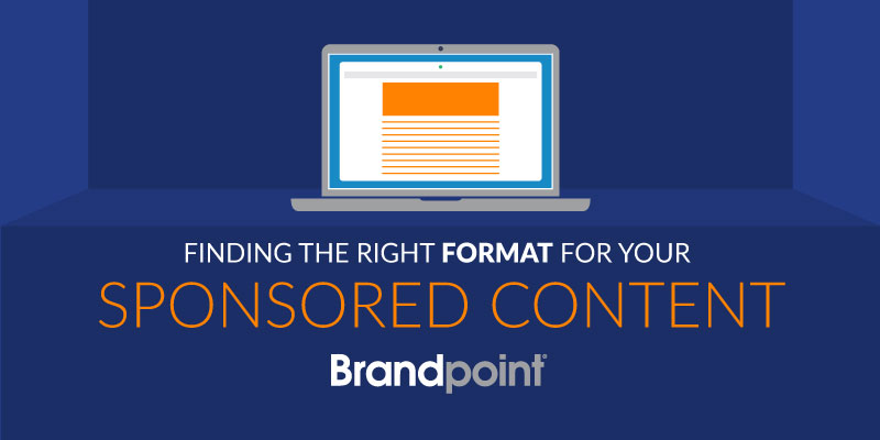 Finding the right Format for your sponsored content.