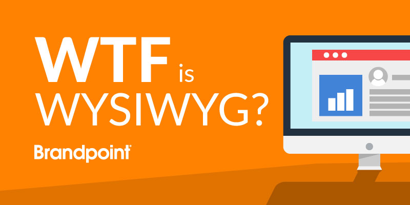 What Is A WYSIWYG?