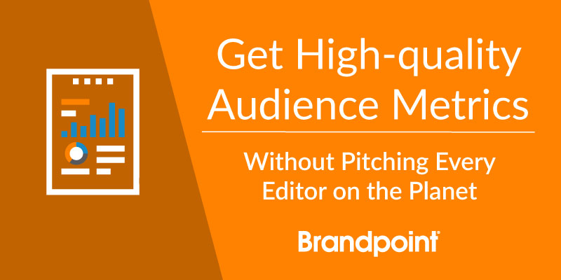 Title image to get high-quality audience metrics without pitching every editor on the planet webinar