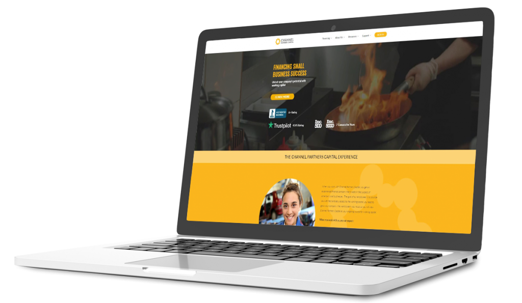 example of website Brandpoint built for a client
