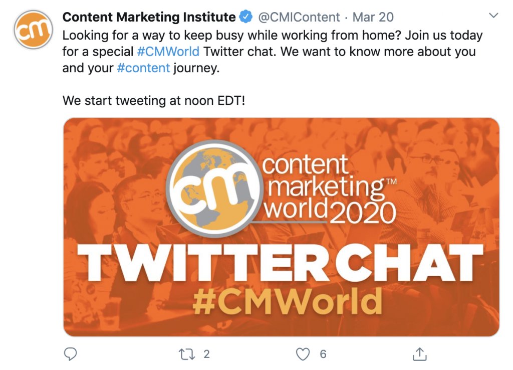 Twitter Chat Example