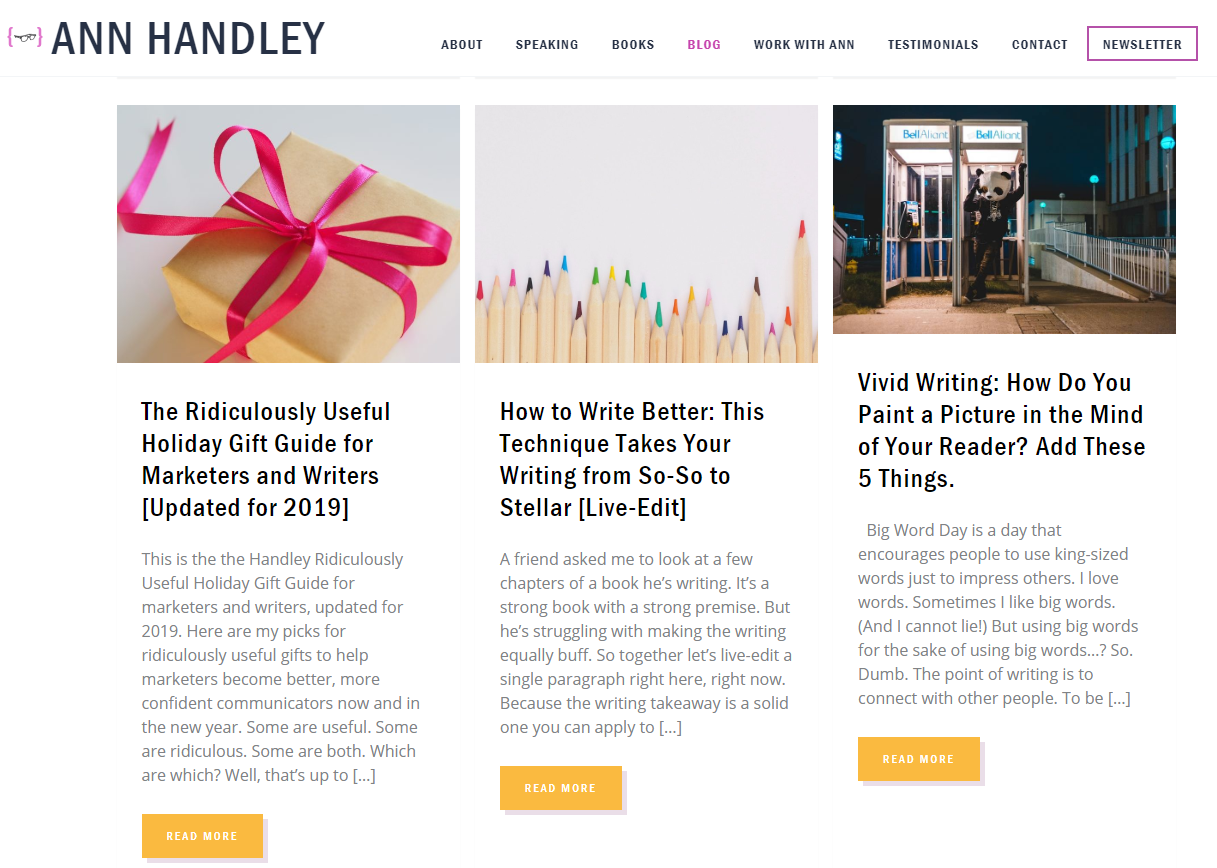 ann handley blog