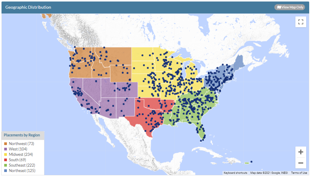 mat release usa map