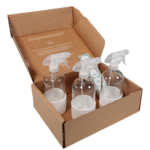 Box-and-spray-bottles