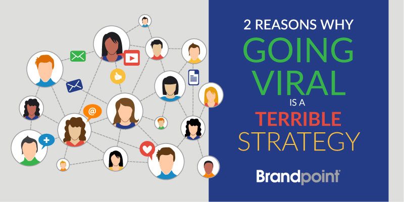 Going Viral is a Terrible Strategy