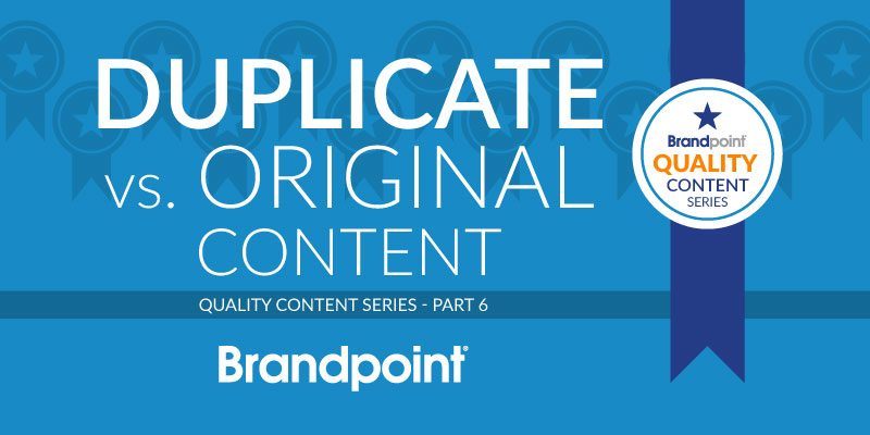 How Duplicate and Original Content Affects SEO