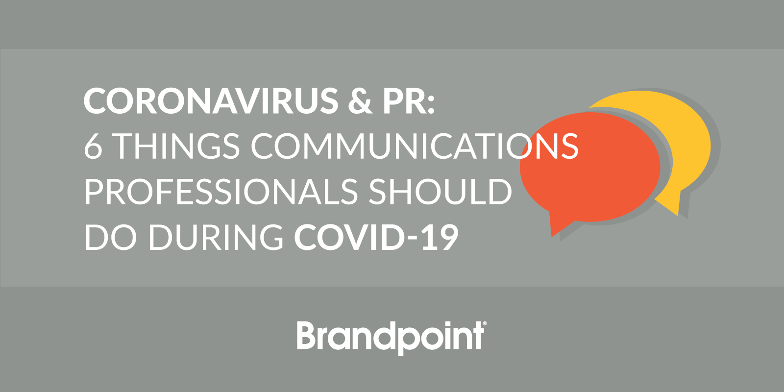PR Communications and COVID-19