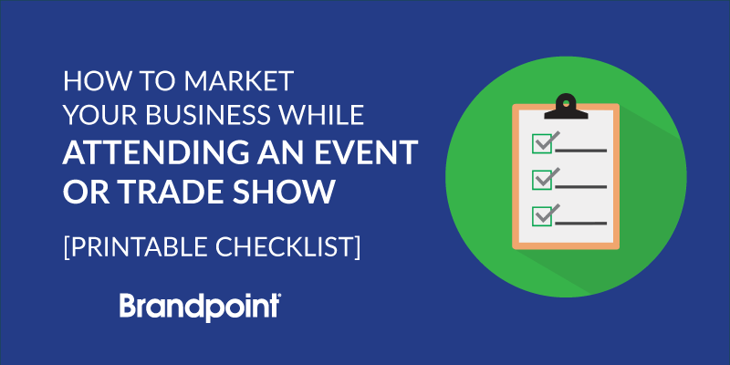 How to market your business while attending an event